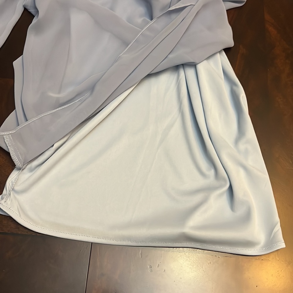 Alex Evenings Plus Size Silky Chiffon Pants - Picture 9 of 10